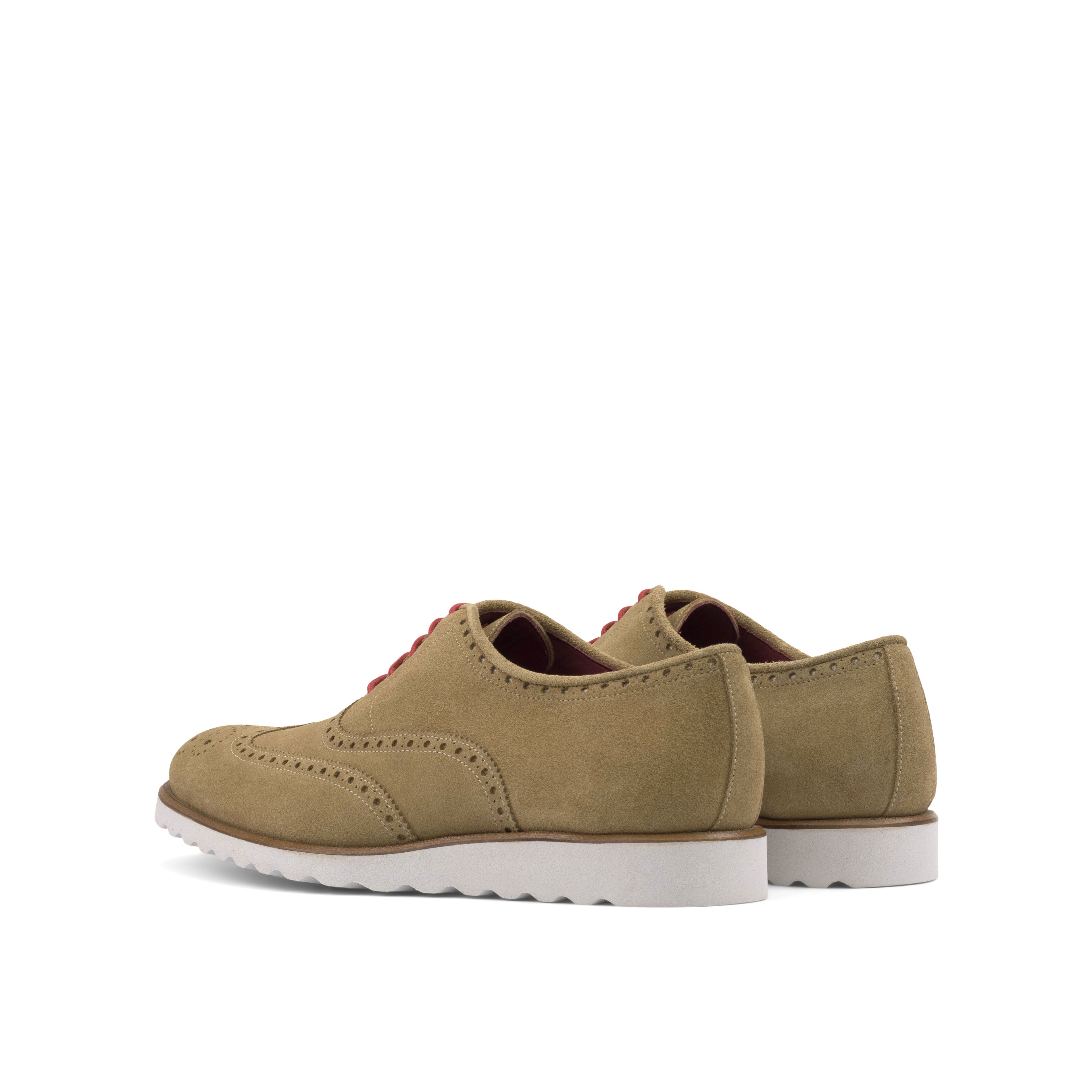 Casual Beige Suede Brogues