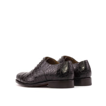 Load image into Gallery viewer, Brown Alligator Oxford Shoes

