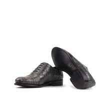 Load image into Gallery viewer, Grey Alligator Oxford Shoes
