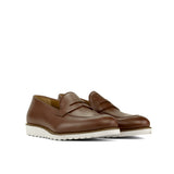 Brown Calf Leather Chunky Loafer
