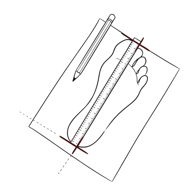 Measure foot length