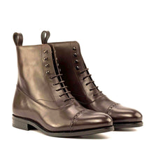 Load image into Gallery viewer, Dark Brown Calf Leather Balmoral Boot
