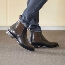Load image into Gallery viewer, Black Box Calf Leather Chelsea Boot
