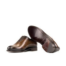 Load image into Gallery viewer, Brown Patina Wholecut Shoes
