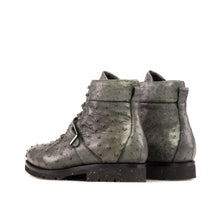 Load image into Gallery viewer, Grey Ostrich Hiking Boots
