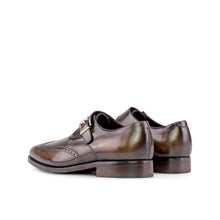 Load image into Gallery viewer, Museum Tobacco Patina Leather Single Monk Strap
