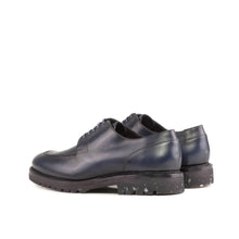 Load image into Gallery viewer, Navy Blue Derby Split Toe Chunky Shoes
