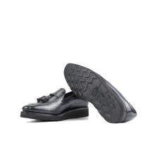 Load image into Gallery viewer, Grey Patina Leather Tassel Loafer

