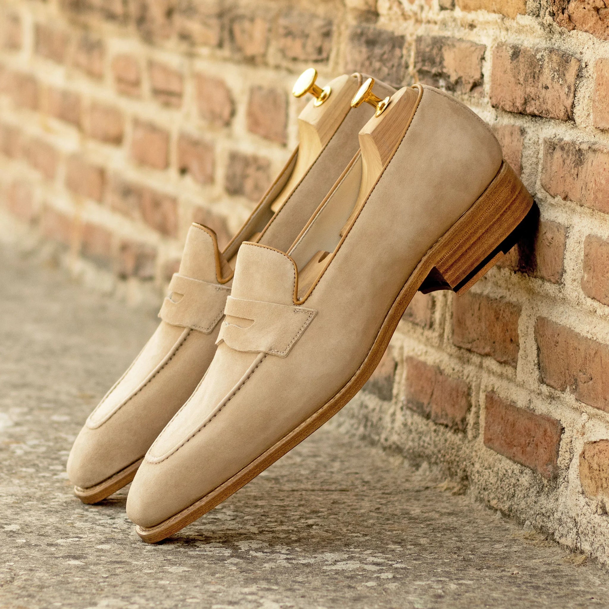 Custom Camel Suede Penny Loafers | Exquisite Craftsmanship 12 Custom Camel Suede Penny Loafers | Exquisite Craftsmanship 12