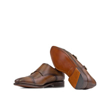 Load image into Gallery viewer, Medium Brown Calf Leather Double Monk Strap
