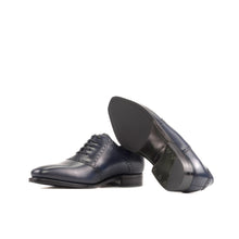 Load image into Gallery viewer, Navy Blue Saddle Shoes
