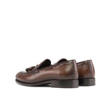 Medium Brown Calf Leather Tassel Loafer