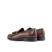 Load image into Gallery viewer, Medium Brown Calf Leather Tassel Loafer
