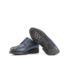 Load image into Gallery viewer, Navy Blue Longwing Blucher Chunky Shoes
