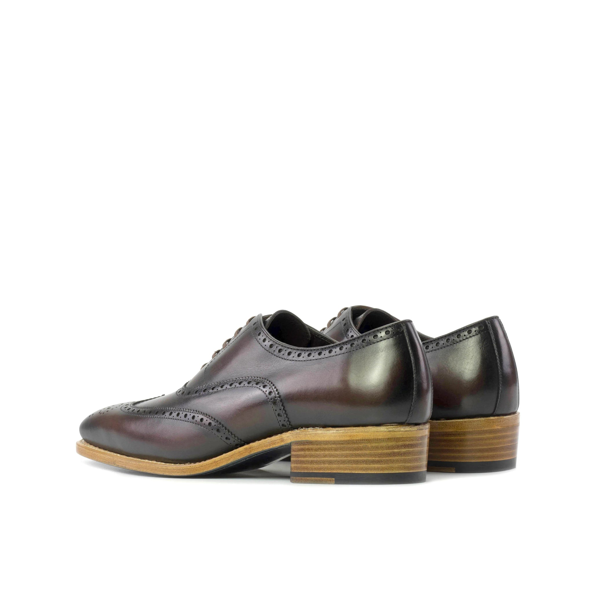 Lloyd & Haig Custom Bulit Leather Wingtip Brogue Oxford Shoes Blucher Brown 12 Wingtip Brogue Oxford- Brown | Wingtip Shoes | Lethato main image 2