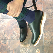 Load image into Gallery viewer, Forest Green Derby Chunky Shoes
