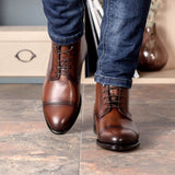 Medium Brown Calf Jumper Boots
