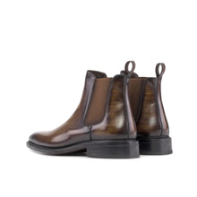 Load image into Gallery viewer, Brown Patina Chelsea Boots
