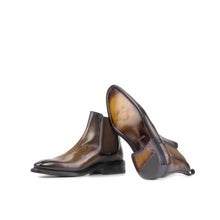 Load image into Gallery viewer, Brown Patina Chelsea Boots
