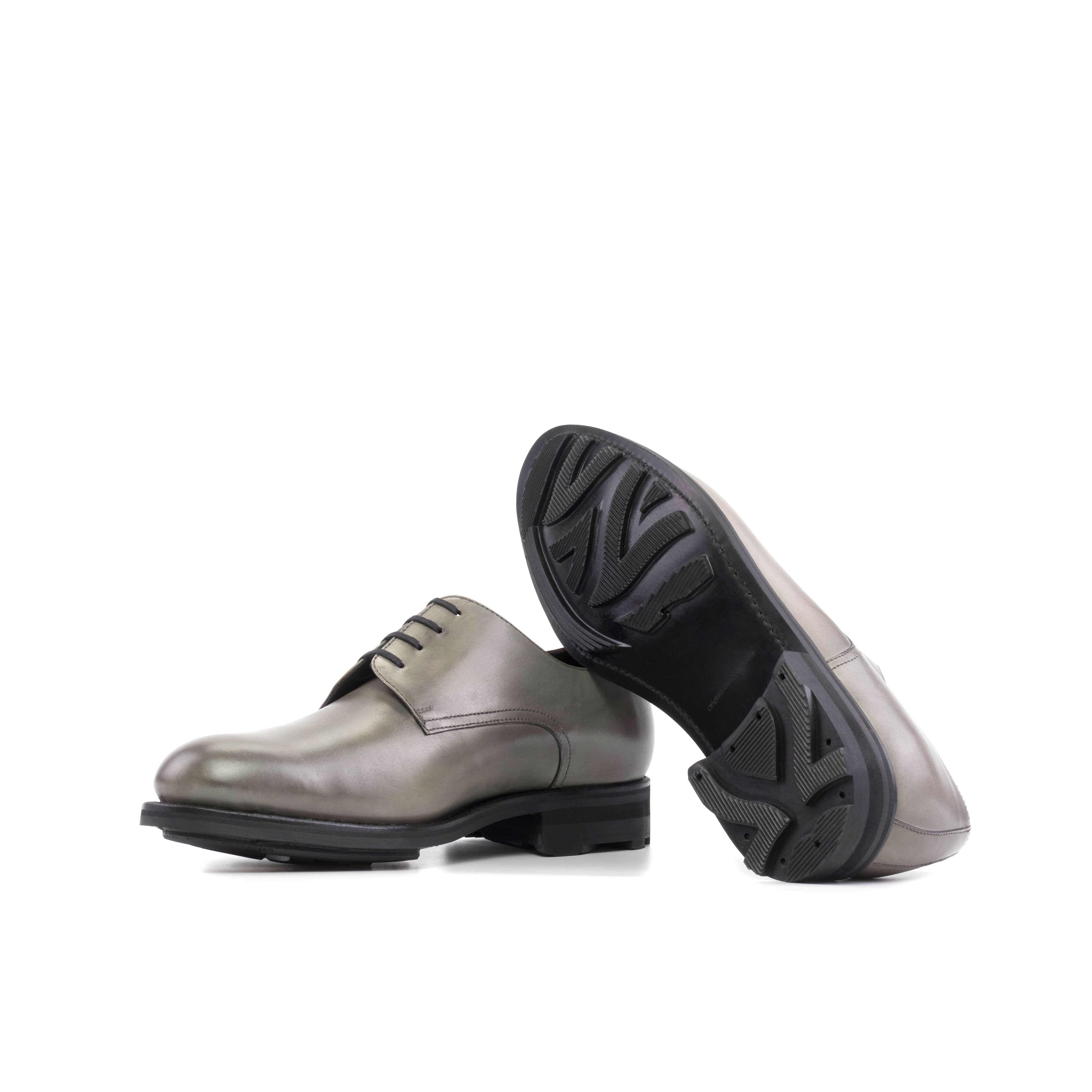 【IONSEOUL】Woody Minimal Derby Shoes (2color) 5FM0091 Two-Tone Handcrafted Leather Wingtip Derby Shoes – FORZIERI