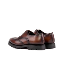 Load image into Gallery viewer, Medium Brown Calf Leather Wingtip Brogue
