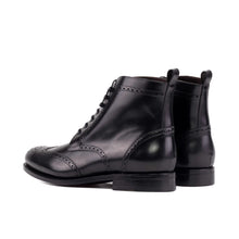 Load image into Gallery viewer, Black Box Calf Leather Brogue Boot
