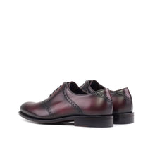 Load image into Gallery viewer, Burgundy Calf Saddle Shoes
