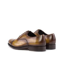 Load image into Gallery viewer, Cognac Patina Oxford Cap Toe Shoes
