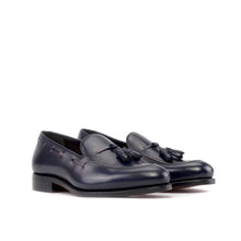Load image into Gallery viewer, Navy Calf Leather Tassel Loafer
