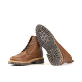 Medium Brown Full Grain Cap Toe Boots
