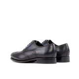 Navy Blue Wingtip Brogue Shoes