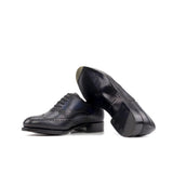 Navy Blue Wingtip Brogue Shoes