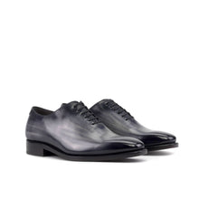 Load image into Gallery viewer, Grey Patina Wholecut Shoes

