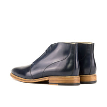 Load image into Gallery viewer, Navy Shell Cordovan Chukka Boots
