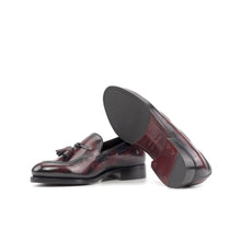 Load image into Gallery viewer, Burgundy Patina Tassel Loafers
