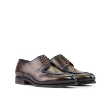 Load image into Gallery viewer, Tobacco Patina Split Toe Derby Shoes
