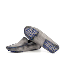 Load image into Gallery viewer, Grey Patina Plain Driving Loafers
