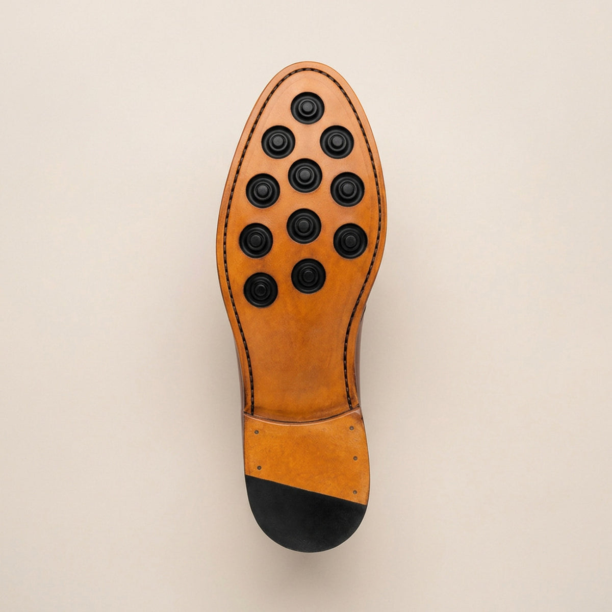 Meet the Goodyear Leather Sole + Rubber Buttons