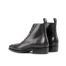 Load image into Gallery viewer, Black Calf Cap Toe Boots
