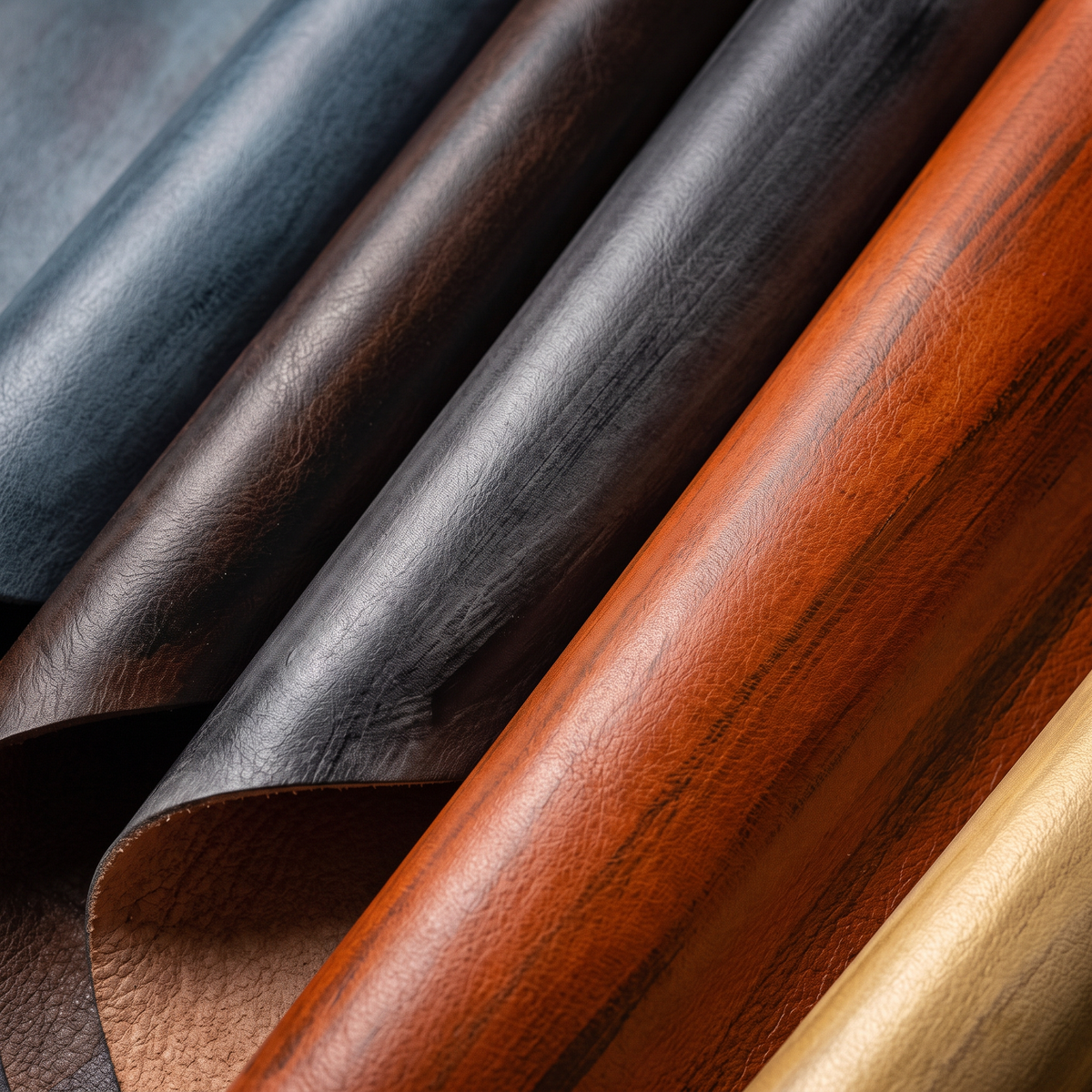 Made with Hand Painted Calf Leather