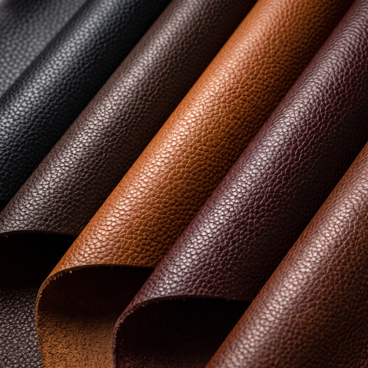 Made with Pebble Grain Leather