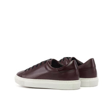 Load image into Gallery viewer, Burgundy Painted Calf Trainers
