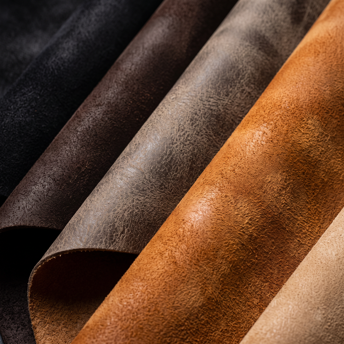 Waxed Suede