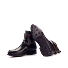 Load image into Gallery viewer, Black Leather Jodhpur Boots
