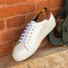 Load image into Gallery viewer, White Nappa Leather Classic Trainers
