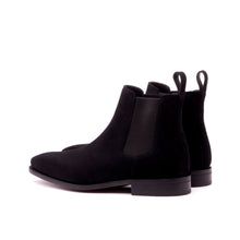 Load image into Gallery viewer, Black Suede Chelsea Boots
