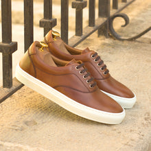 Load image into Gallery viewer, Med Brown Calf Top-Sider Trainers
