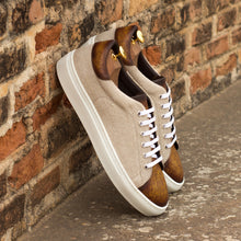 Load image into Gallery viewer, Linen &amp; Patina Classic Trainers
