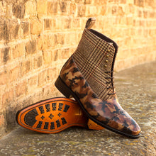 Load image into Gallery viewer, Camo Patina &amp; Tweed Balmoral Boots
