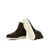 Dark Brown Suede Jodhpur Boots